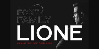 Lione Font Poster 1