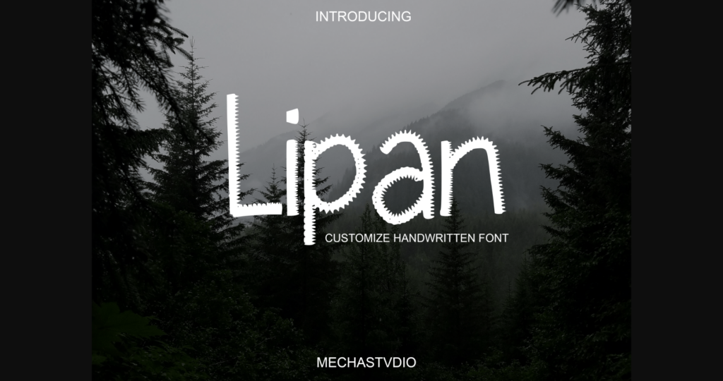 Lipan Font Poster 3