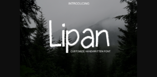 Lipan Font Poster 1