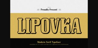 Lipovka Font Poster 1