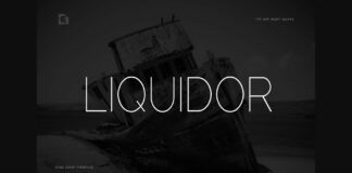 Liquidor Font Poster 1