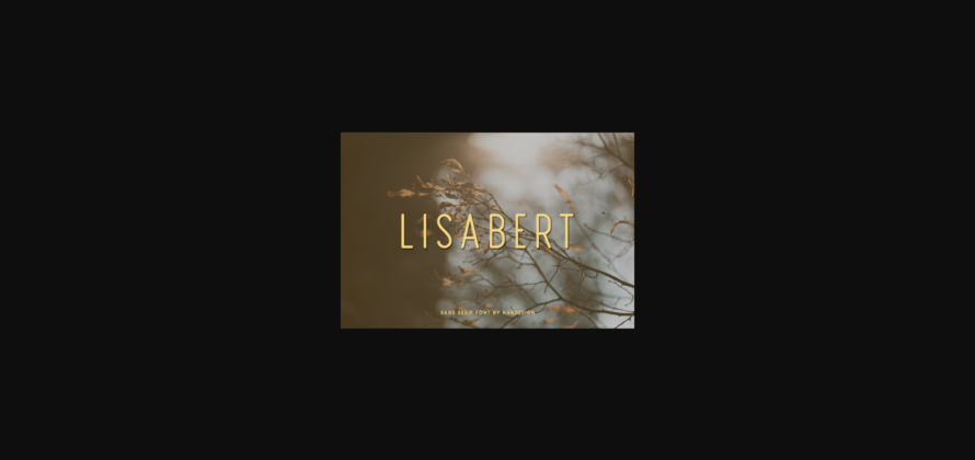 Lisabert Font Poster 3