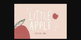 Little Apple Font Poster 1