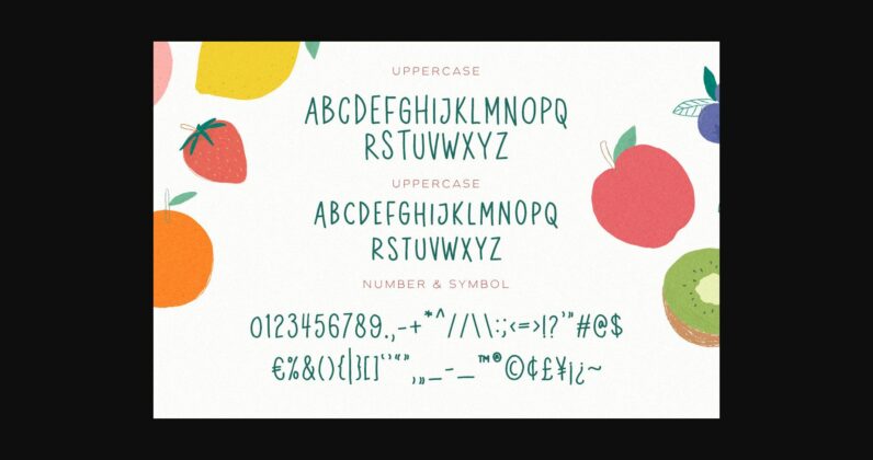 Little Apple Font Poster 4