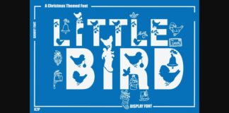 Little Bird Font Poster 1