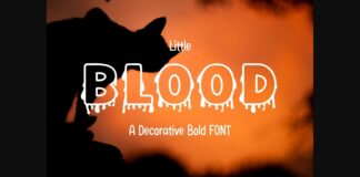 Little Blood Font Poster 1