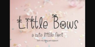 Little Bows Font Poster 1