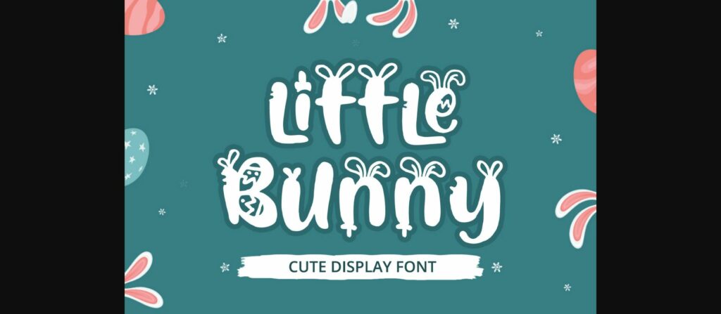 Little Bunny Font Poster 1