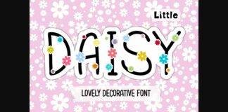 Little Daisy Font Poster 1