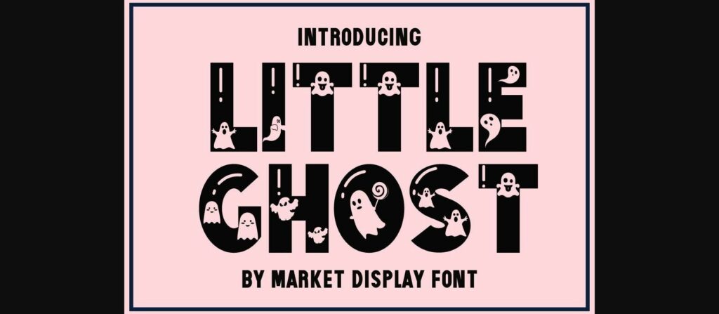 Little Ghost Font Poster 1