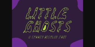 Little Ghosts Font Poster 1