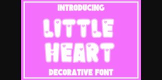 Little Heart Font Poster 1