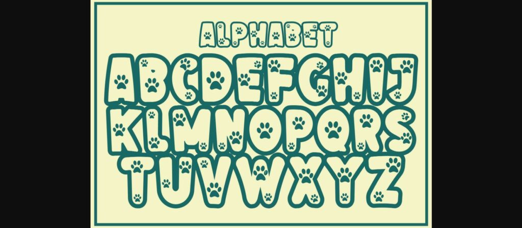 Little Kitty Font Poster 4