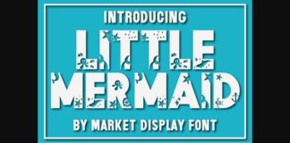 Little Mermaid Font Poster 1