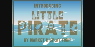 Little Pirate Font Poster 1