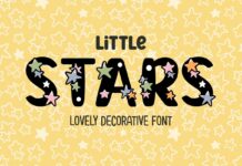 Little Stars Font Poster 1