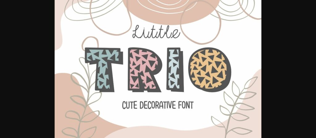 Little Trio Font Poster 3