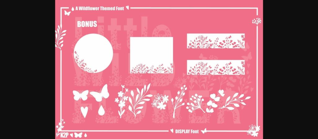 Little Wildflower Font Poster 9