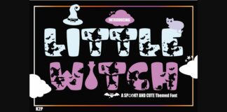 Little Witch Font Poster 1
