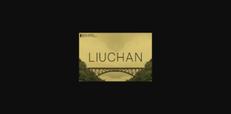 Liuchan Font Poster 1