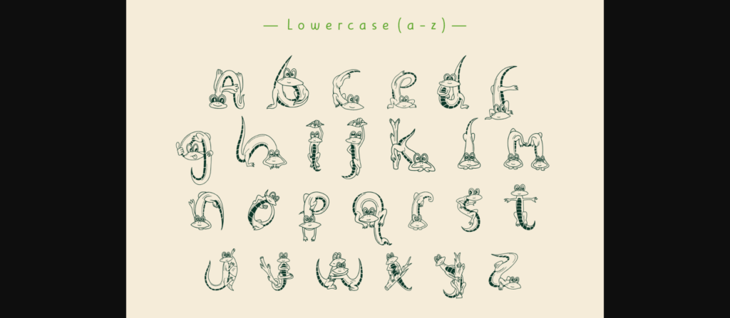 Lizact Font Poster 6