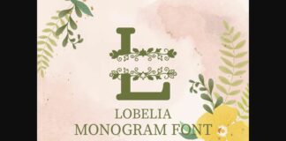 Lobelia Font Poster 1