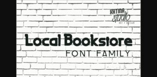 Local Bookstore Font Poster 1