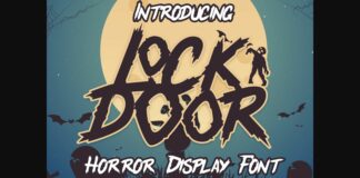 Lockdoor Font Poster 1