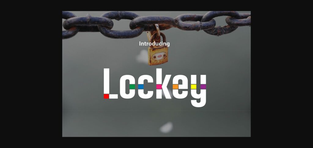 Lockey Font Poster 3