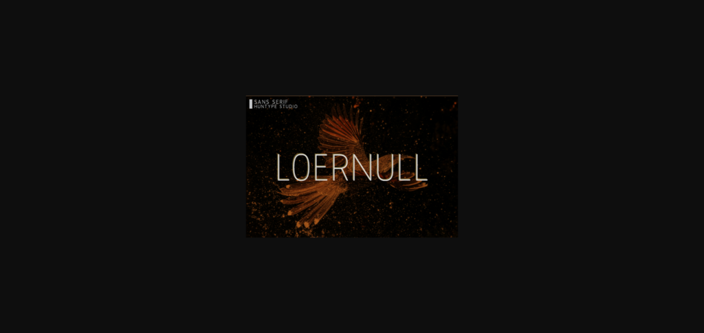 Loernull Font Poster 3