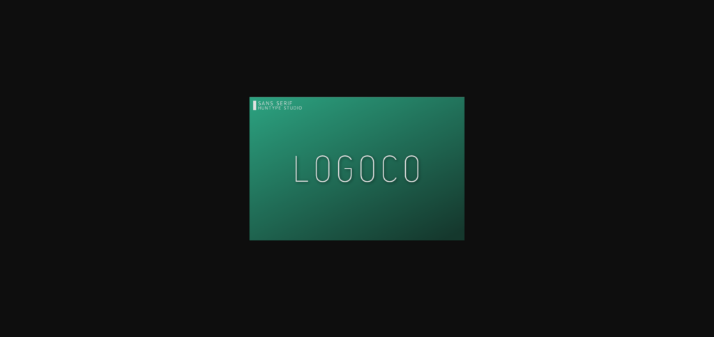 Logoco Font Poster 3