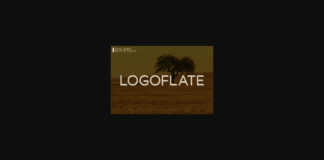 Logoflate Font Poster 1