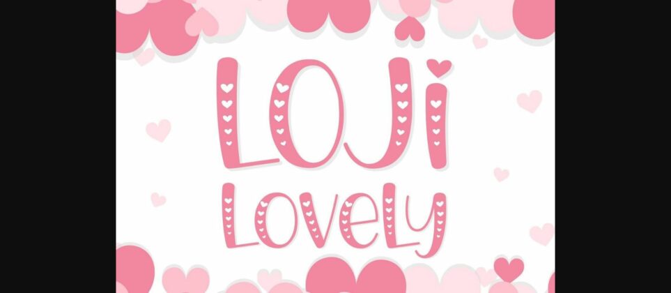 Loji Lovely Font Poster 1