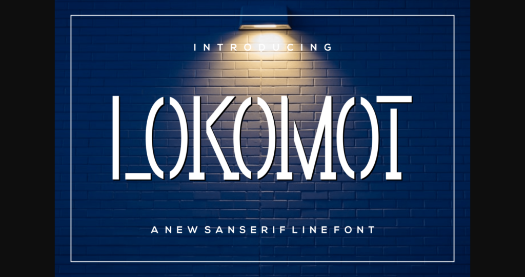 Lokomot Font Poster 3