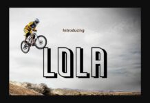 Lola Font Poster 1