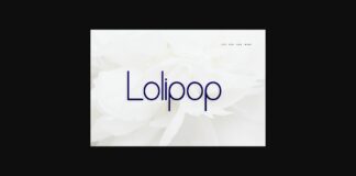 Lolipop Font Poster 1