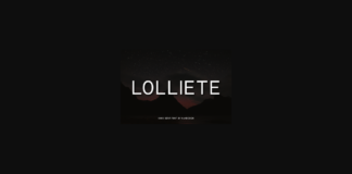 Lolliete Font Poster 1