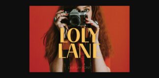 Loly Lane Font Poster 1