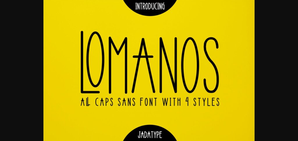 Lomanos Font Poster 3