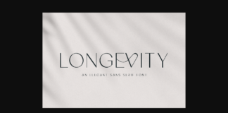 Longevity Font Poster 1