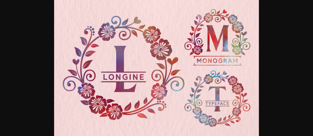 Longine Font Font Poster 3