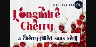 Longmire Cherrry Font Poster 1