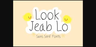 Look Jeab Lo Font Poster 1