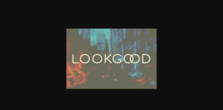 Lookgood Font Poster 1