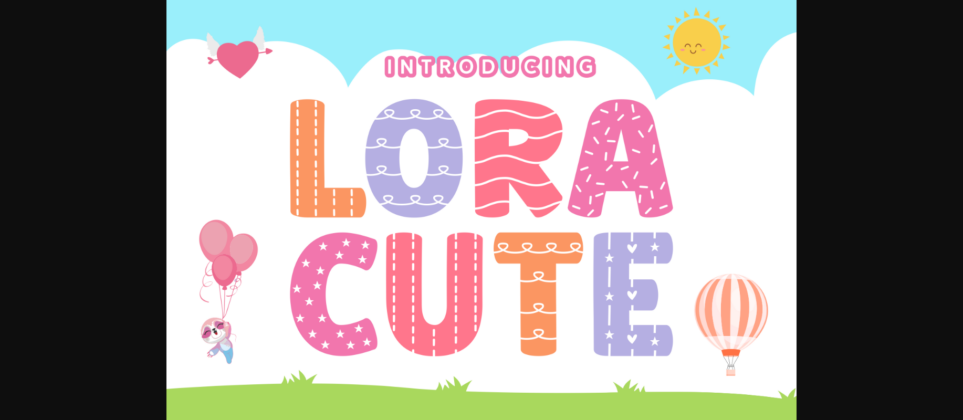 Lora Cute Font Poster 3