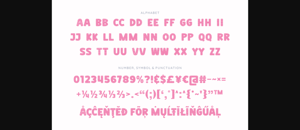 Lora Cute Font Poster 7