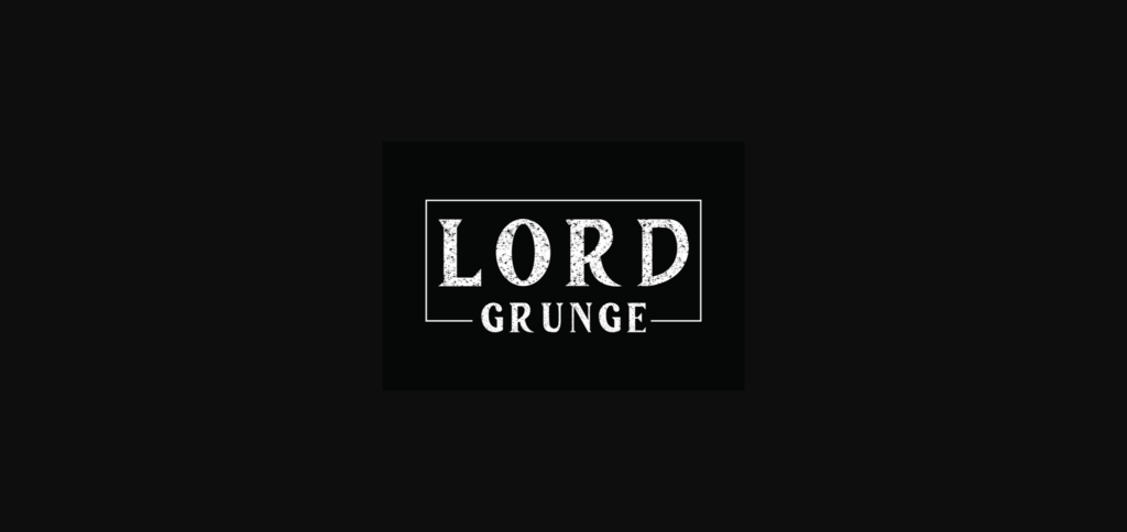 Lord Grunge Font Poster 1