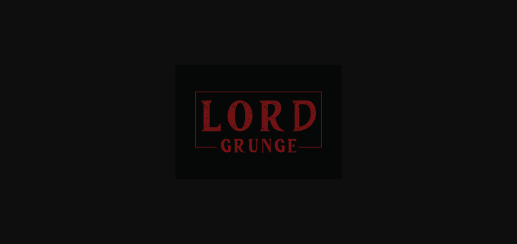 Lord Grunge Font Poster 4