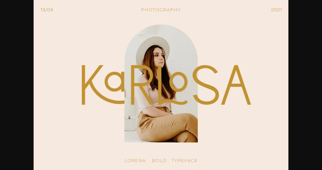 Lorena Font Poster 2