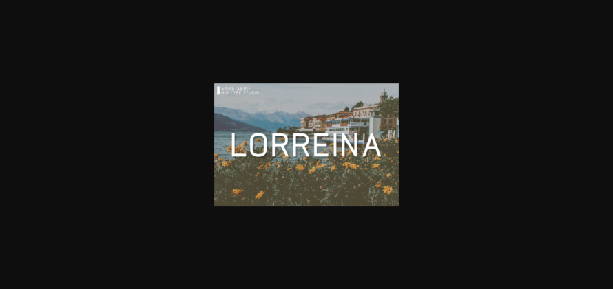 Lorreina Font Poster 3